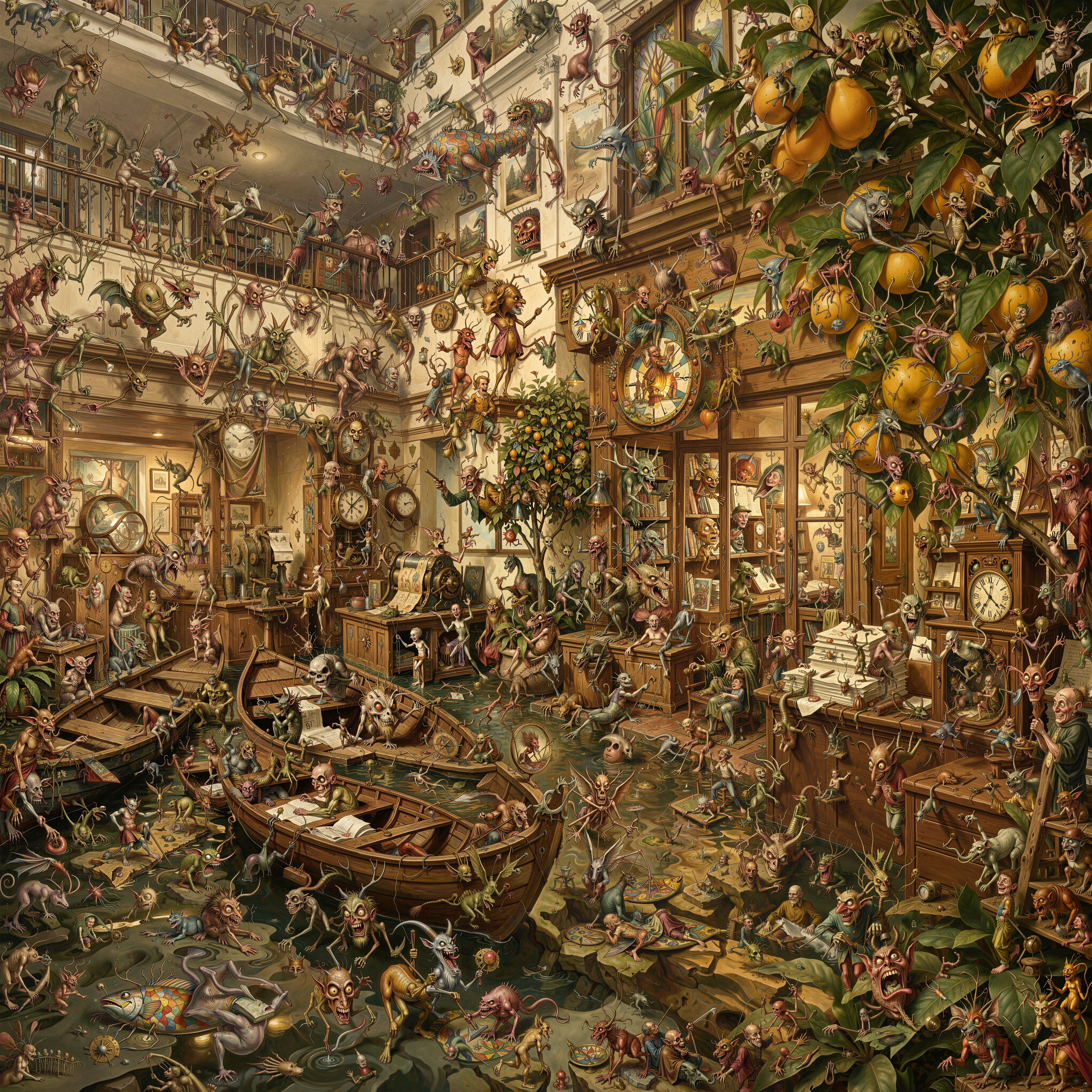 JoLT generation with intricate grotesque imagery